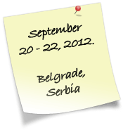 23-25 September, Belgrade, Serbia